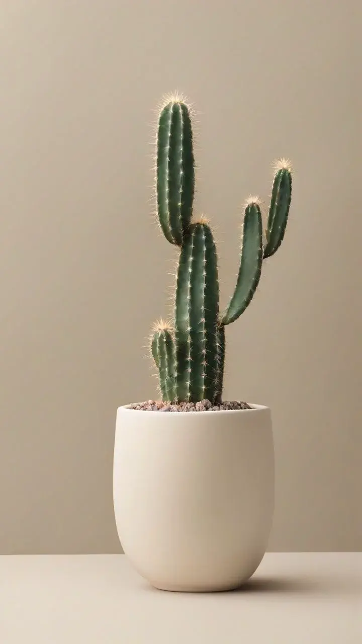 Succulent in ceramic pot