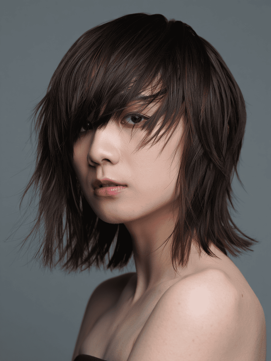 Ассиметричная челка