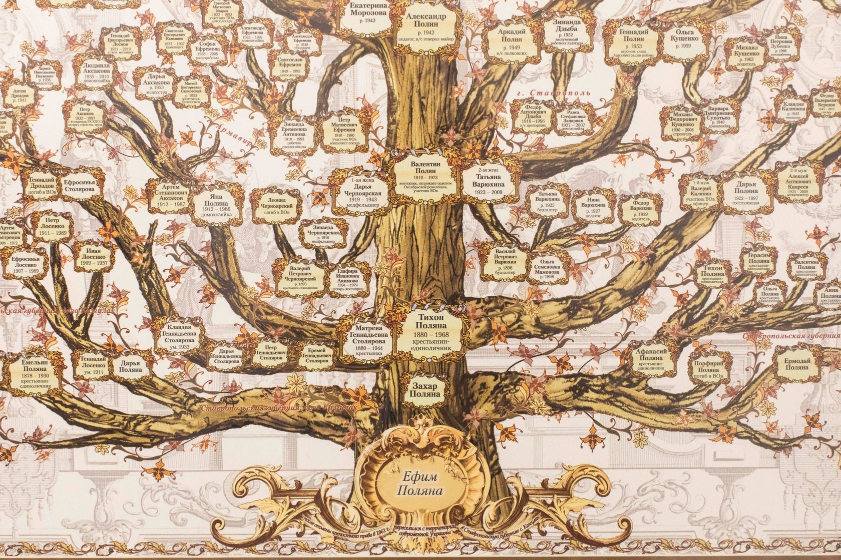 Генеалогическое дерево фамилии Скуридин
