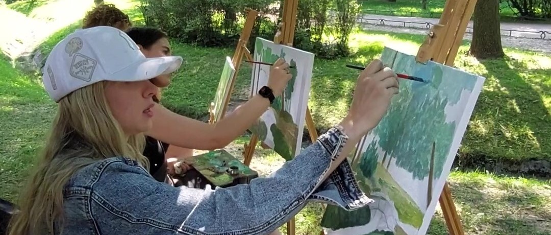 Пленэр в Александровском парке