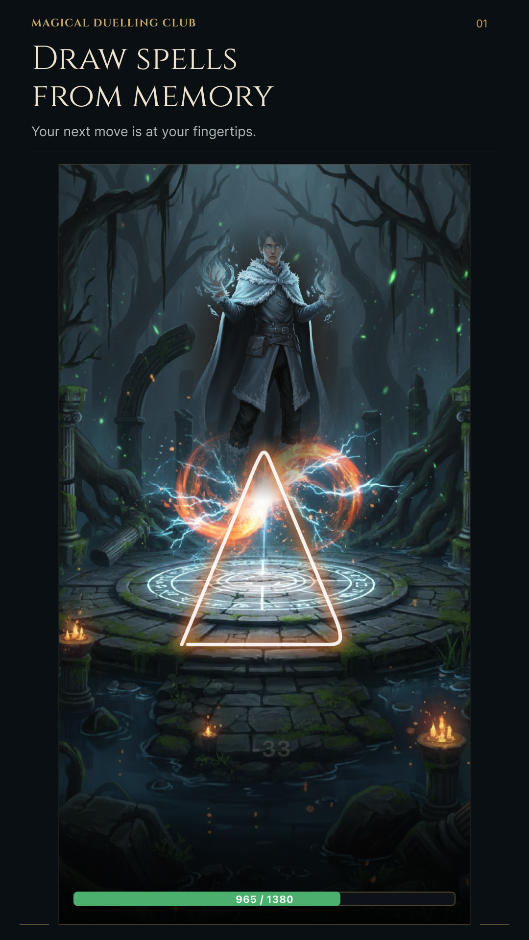 Draw spells from memory