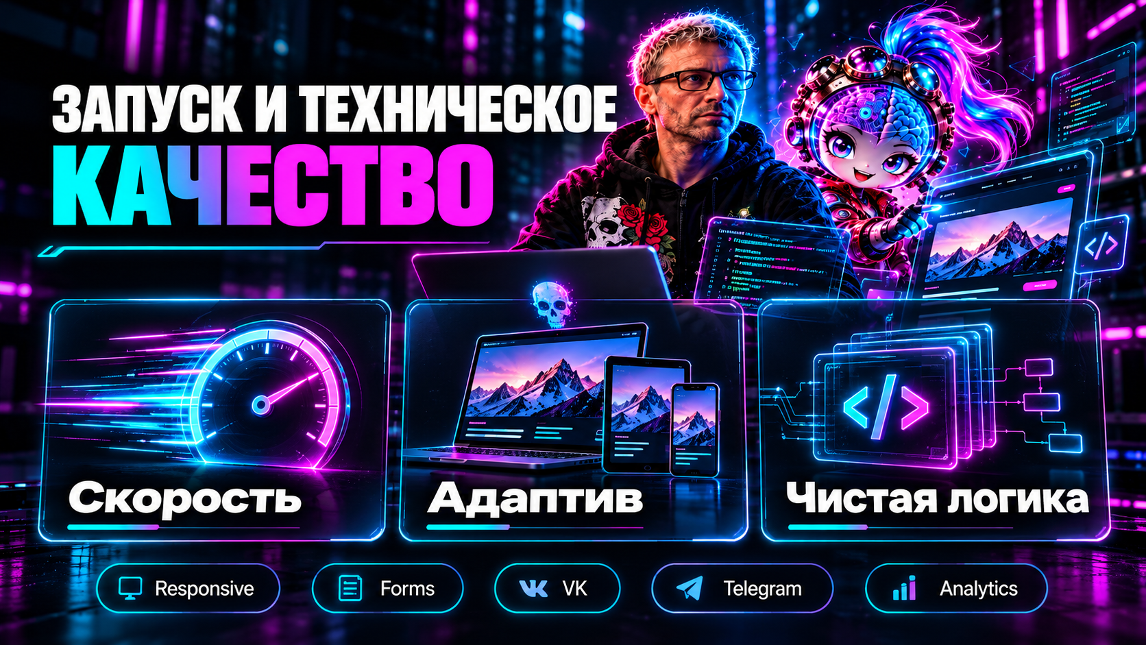 Запуск и техническое качество сайта