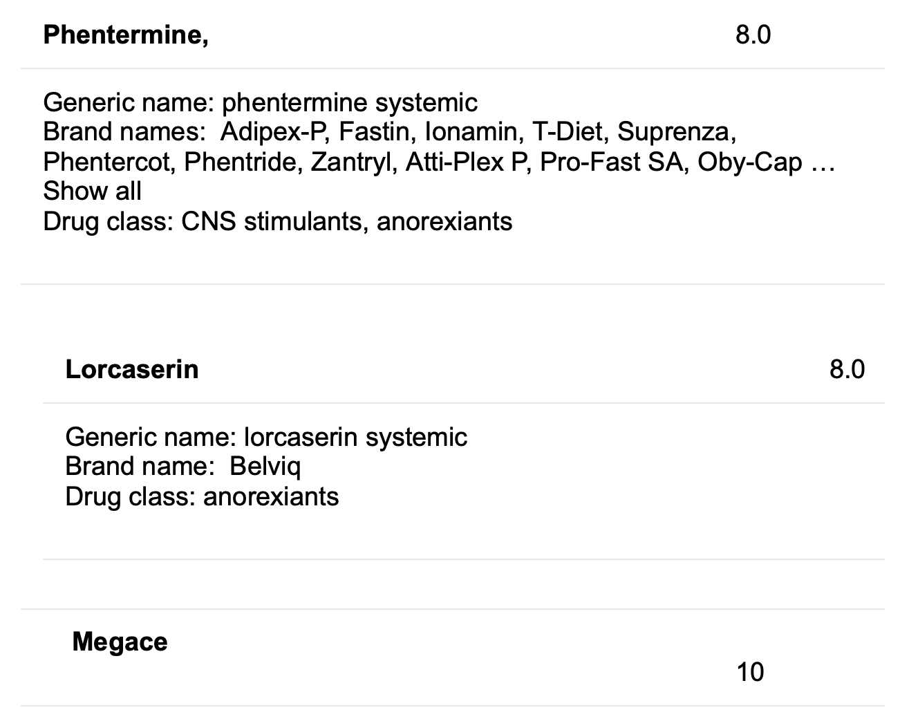 Adipex (generic phentermine)