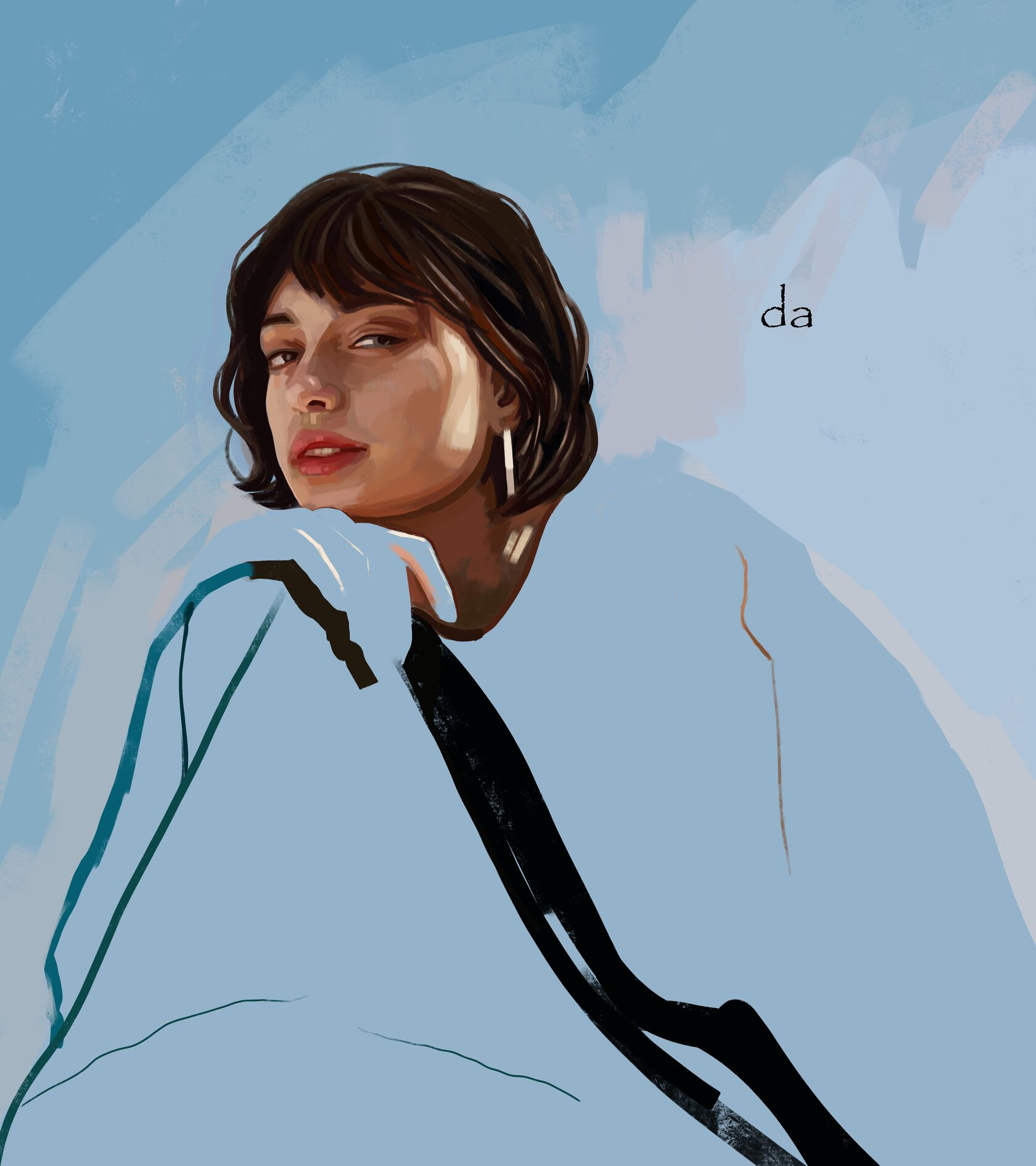 Дижитал-скетчи на графическом планшете