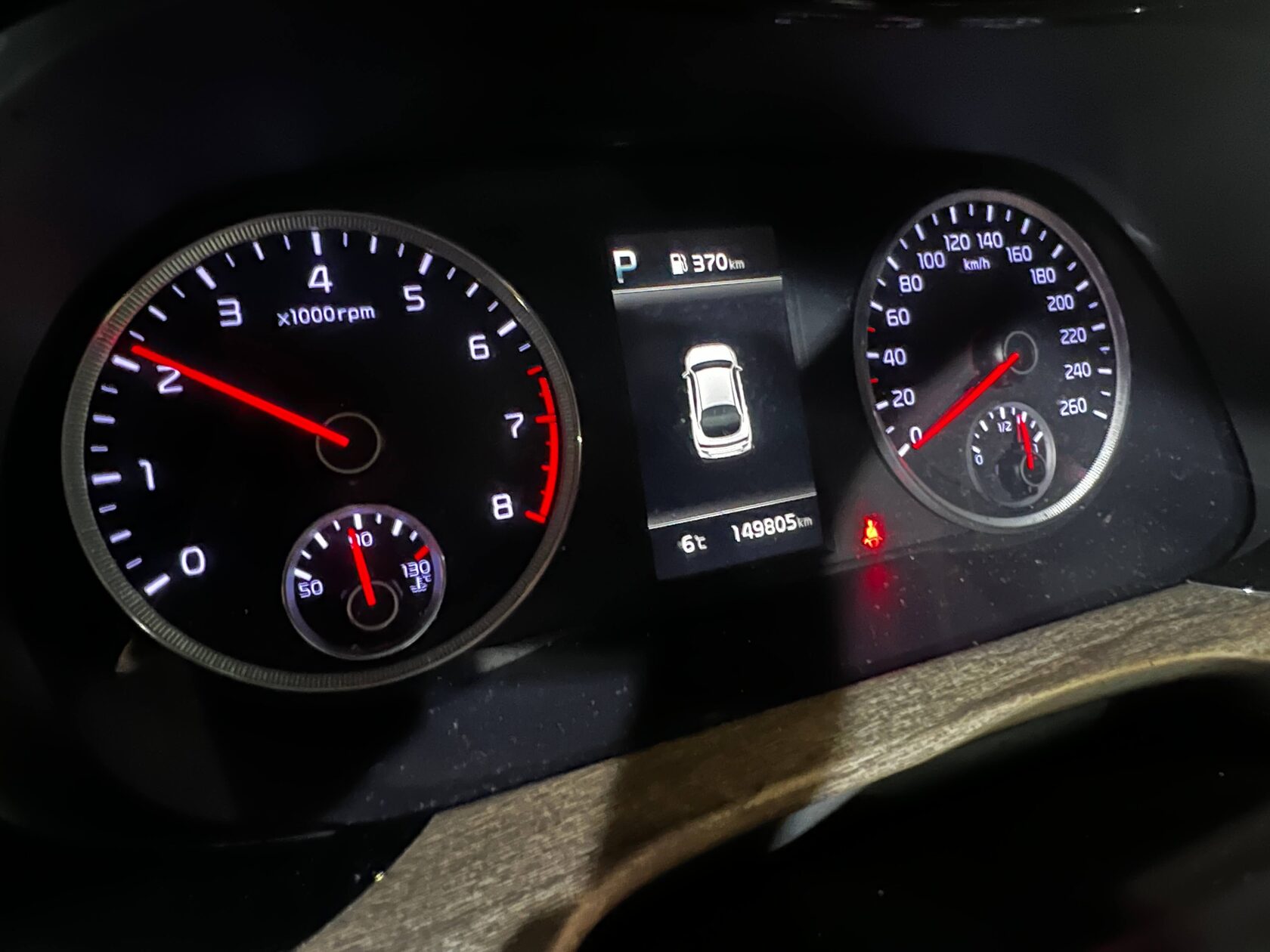 Пробег Kia K5 при замене антифриза