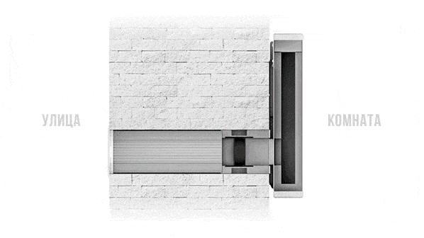 Схема работы рекуператора: приток свежего воздуха и теплообмен