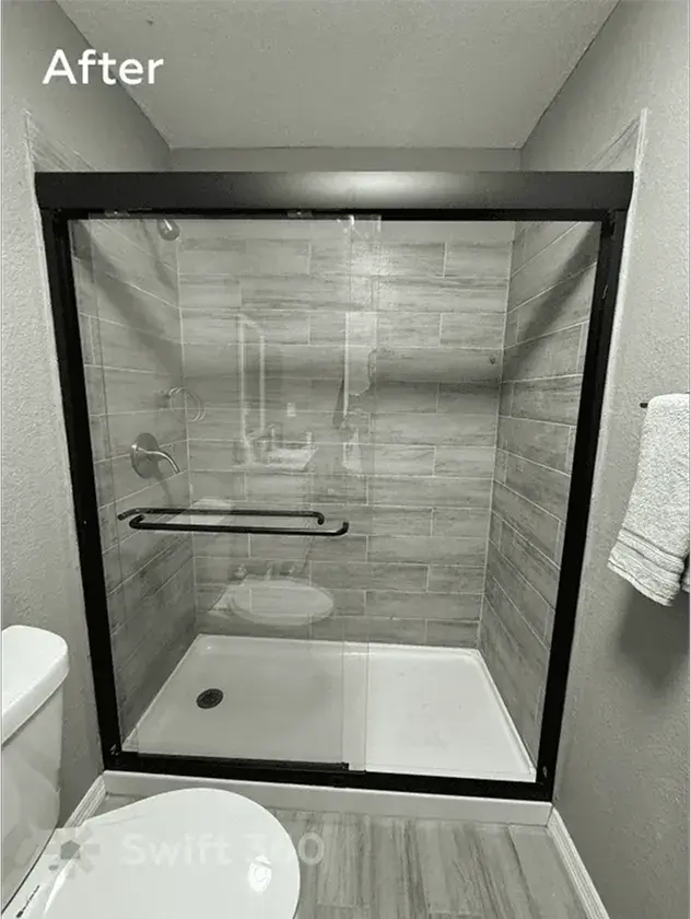 Swift360 - Handyman Orlando - Result job - Shower Door Installation - After