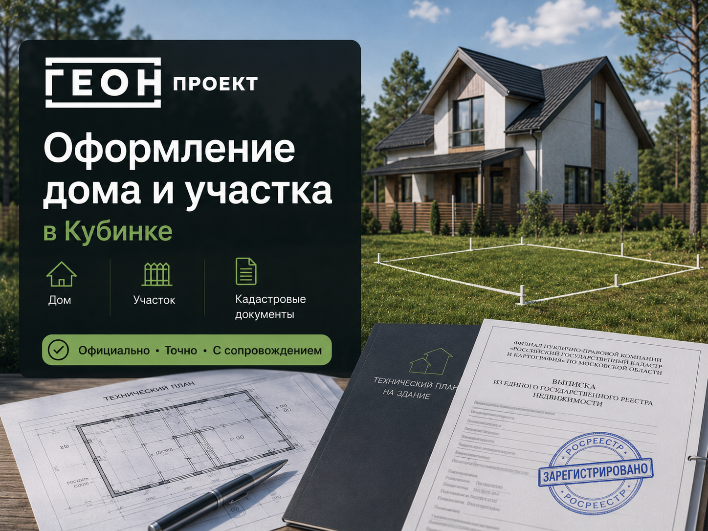 Оформление дома и участка в Кубинке: основные кадастровые документы