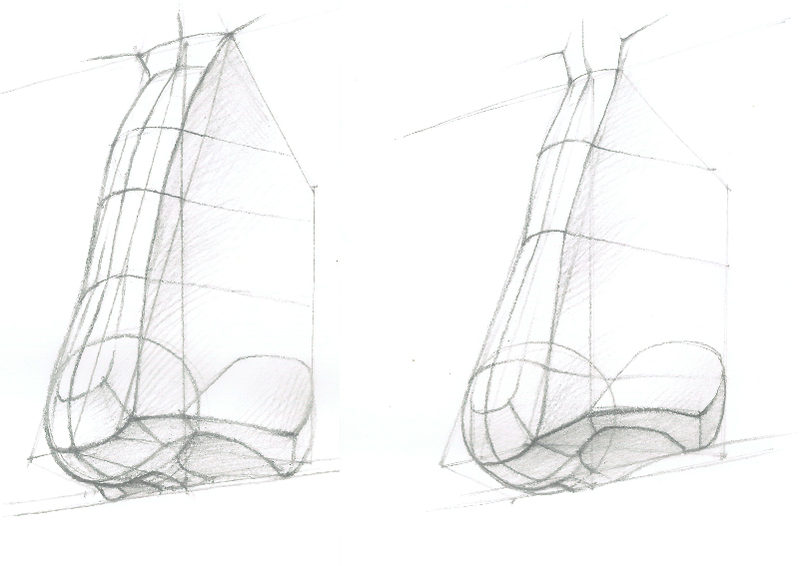 Нос как рисовать академический рисунок