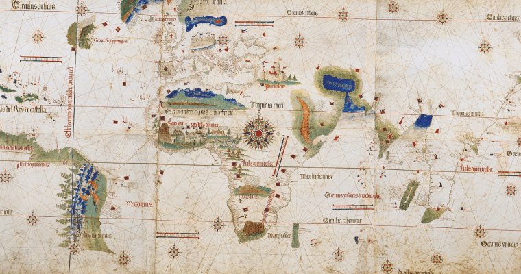 Планисфера Кантино 15-16 век