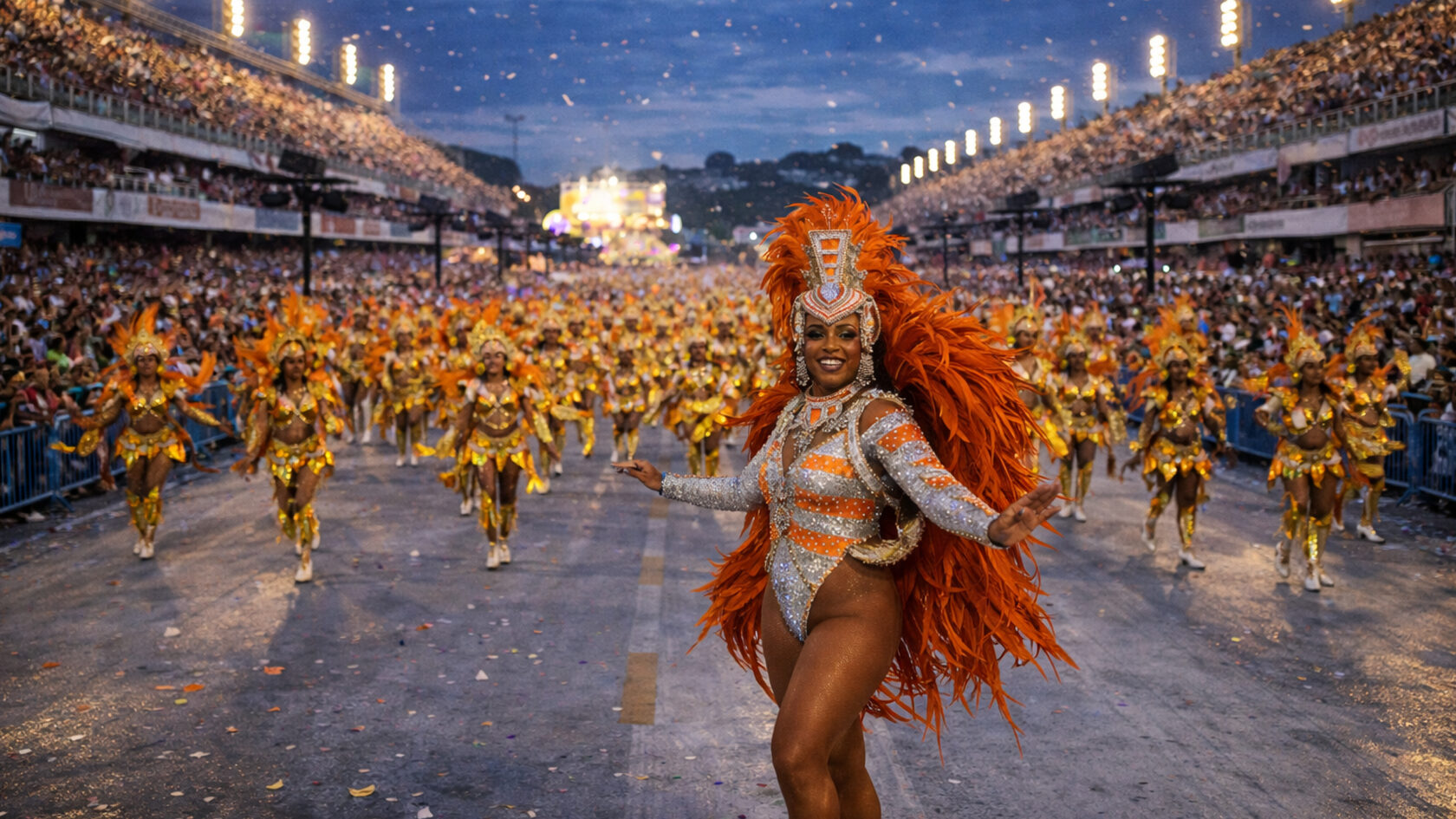 Самбодром. Рио-де-Жанейро. Бразилия 