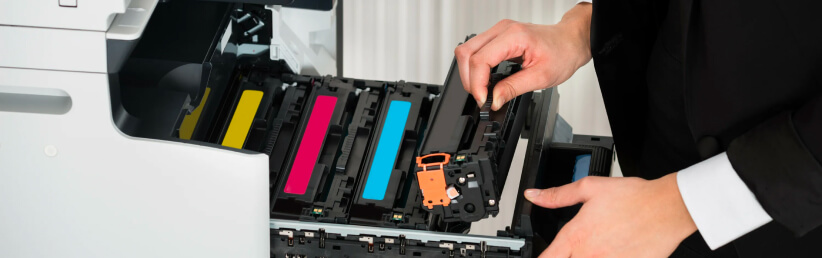 lexmark установка картриджа