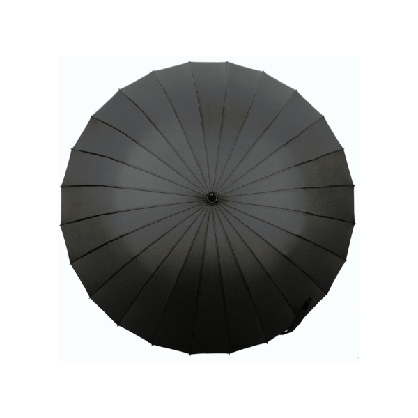 black tenant umbrellas