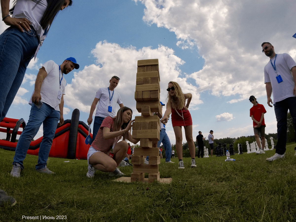 Гигантская дженга на прокат