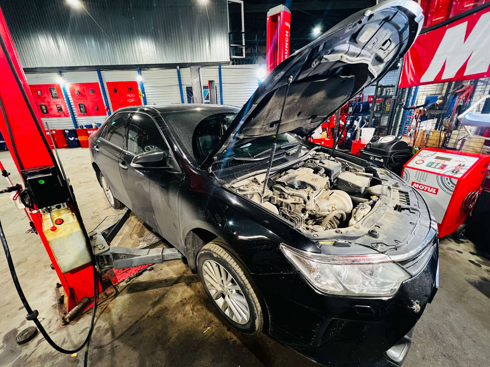 Проверка антифриза Toyota Camry V50