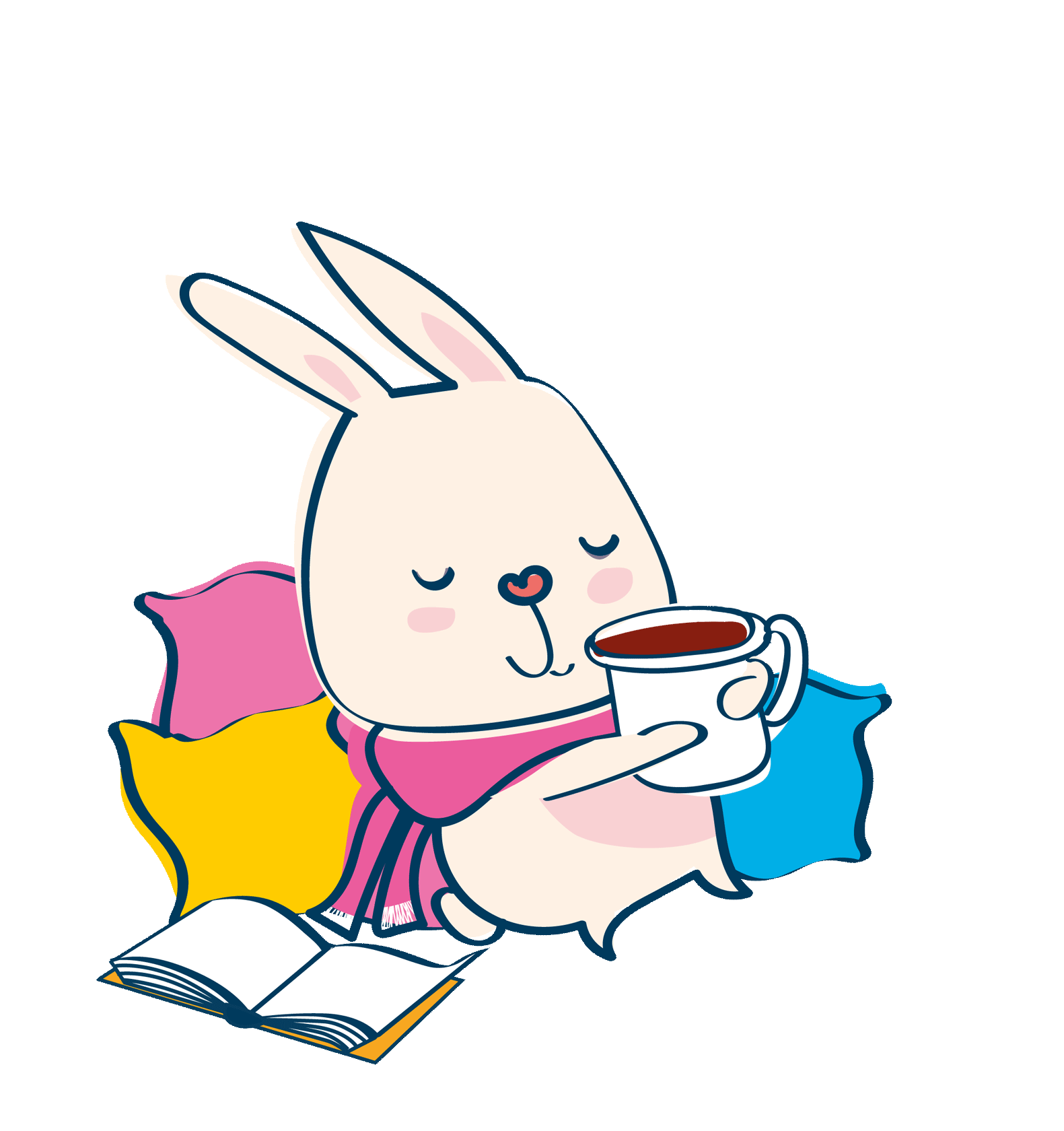 персонаж Зайка для упаковки воздушных колечек ТМ Зеленая линия