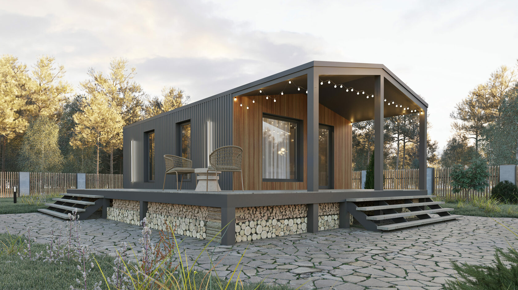 Лабинске модульный дом планировка