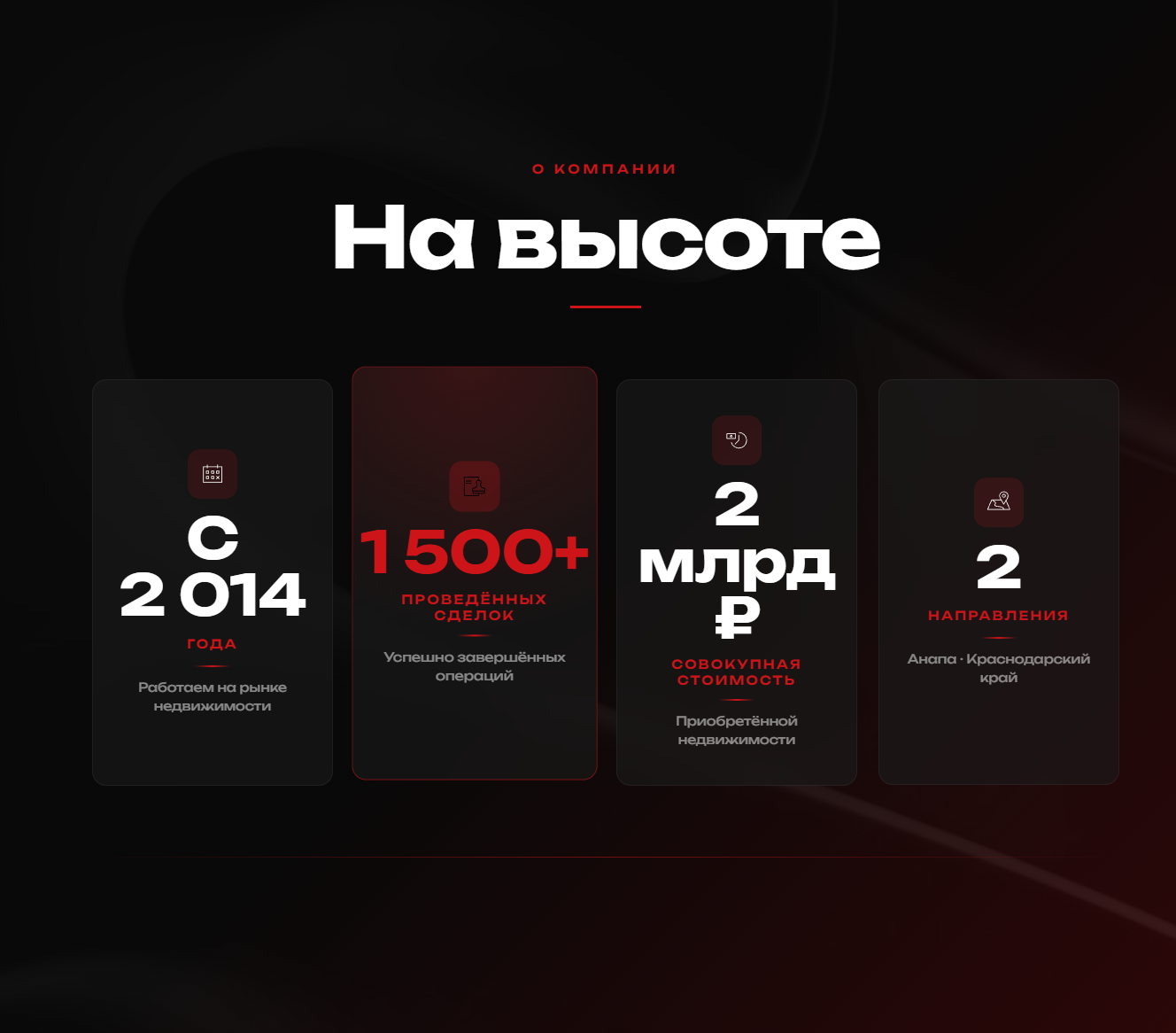 Anapa Invest — main screen