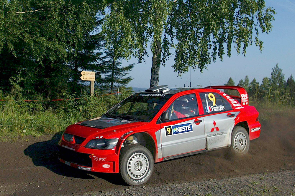 Жиль Паницци и Эрви Паницци, Mitsubishi Lancer WRC 04 (KR53 YPO), ралли Финляндия 2004