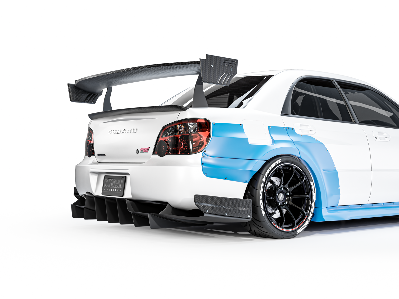 FENDERIST SPEC R Full Set ver 2.0 / WIDE BODY KIT SUBARU IMPREZA