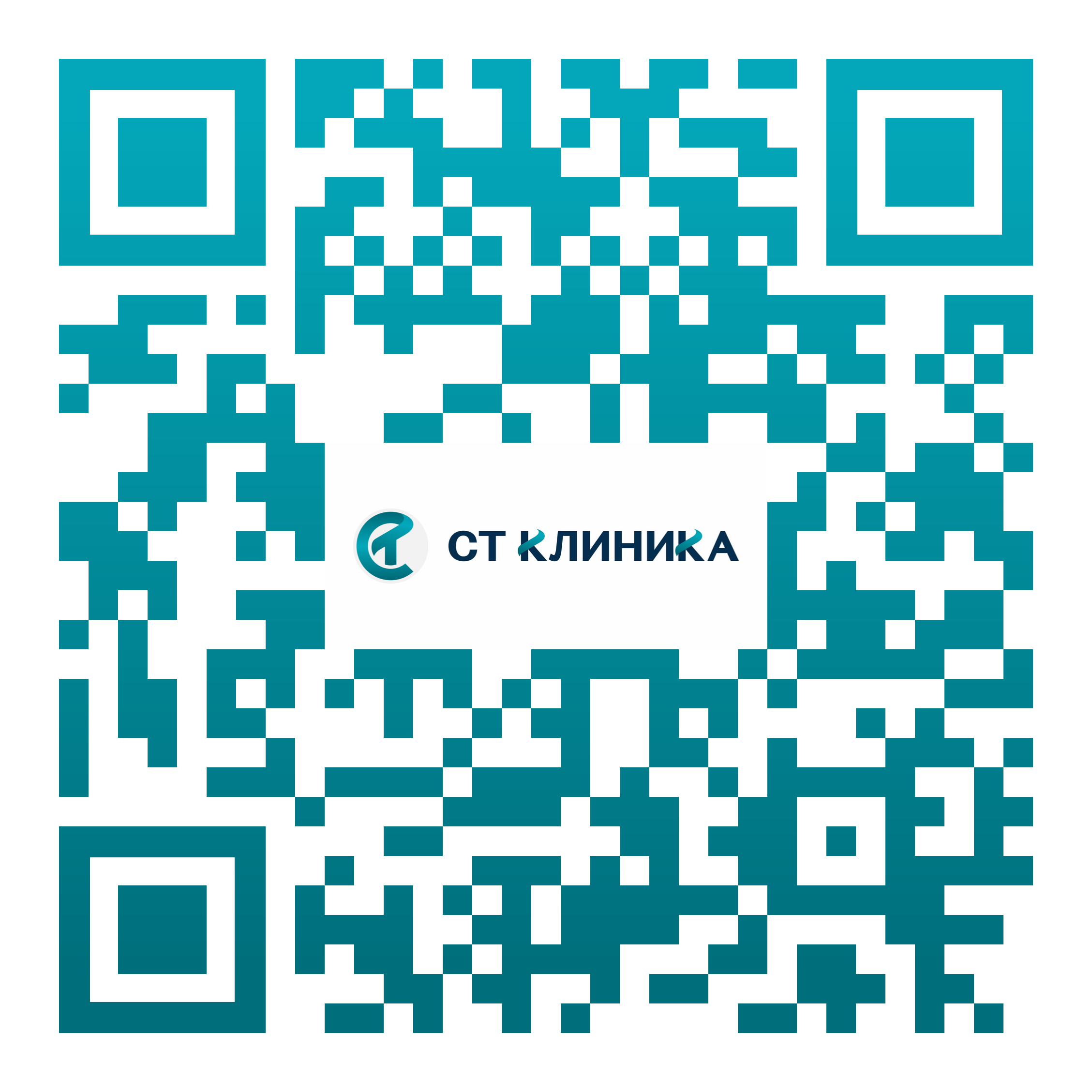 QR код на сайт клиники