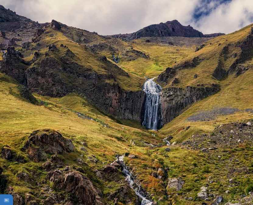 Терскольский водопад