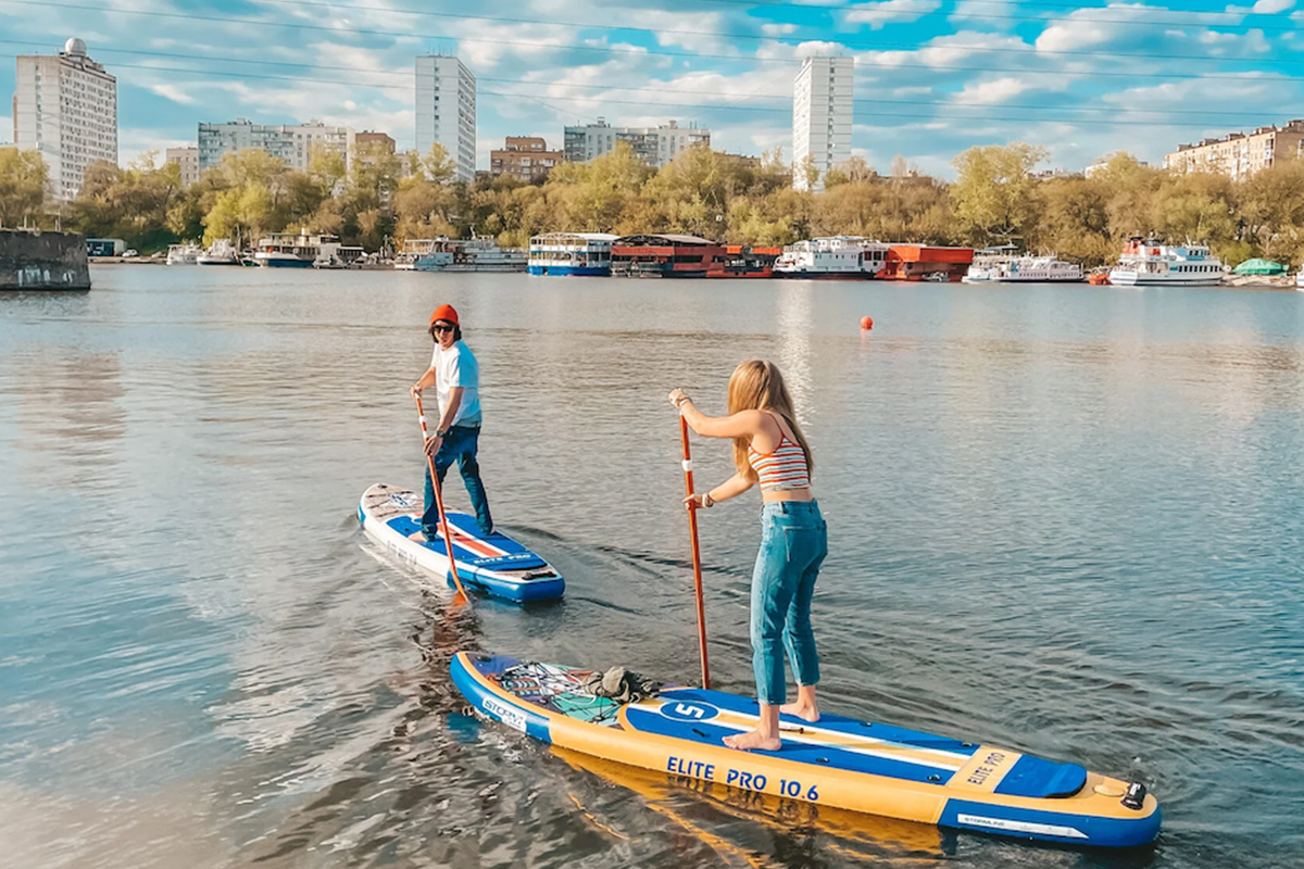 Где в Москве купаться и кататься на сапах, вейкборде и флайборде
