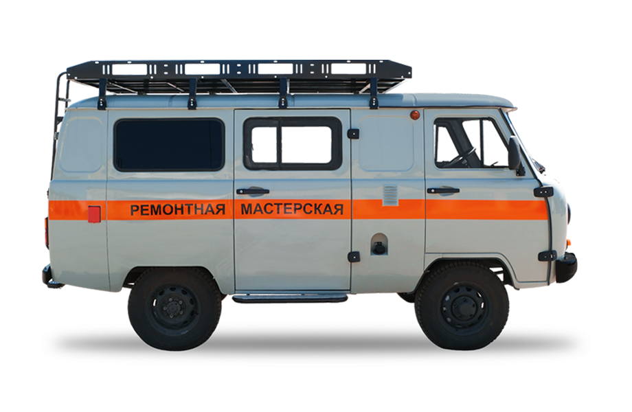 Передвижная коммунальная мастерская МУХА на шасси УАЗ 390995