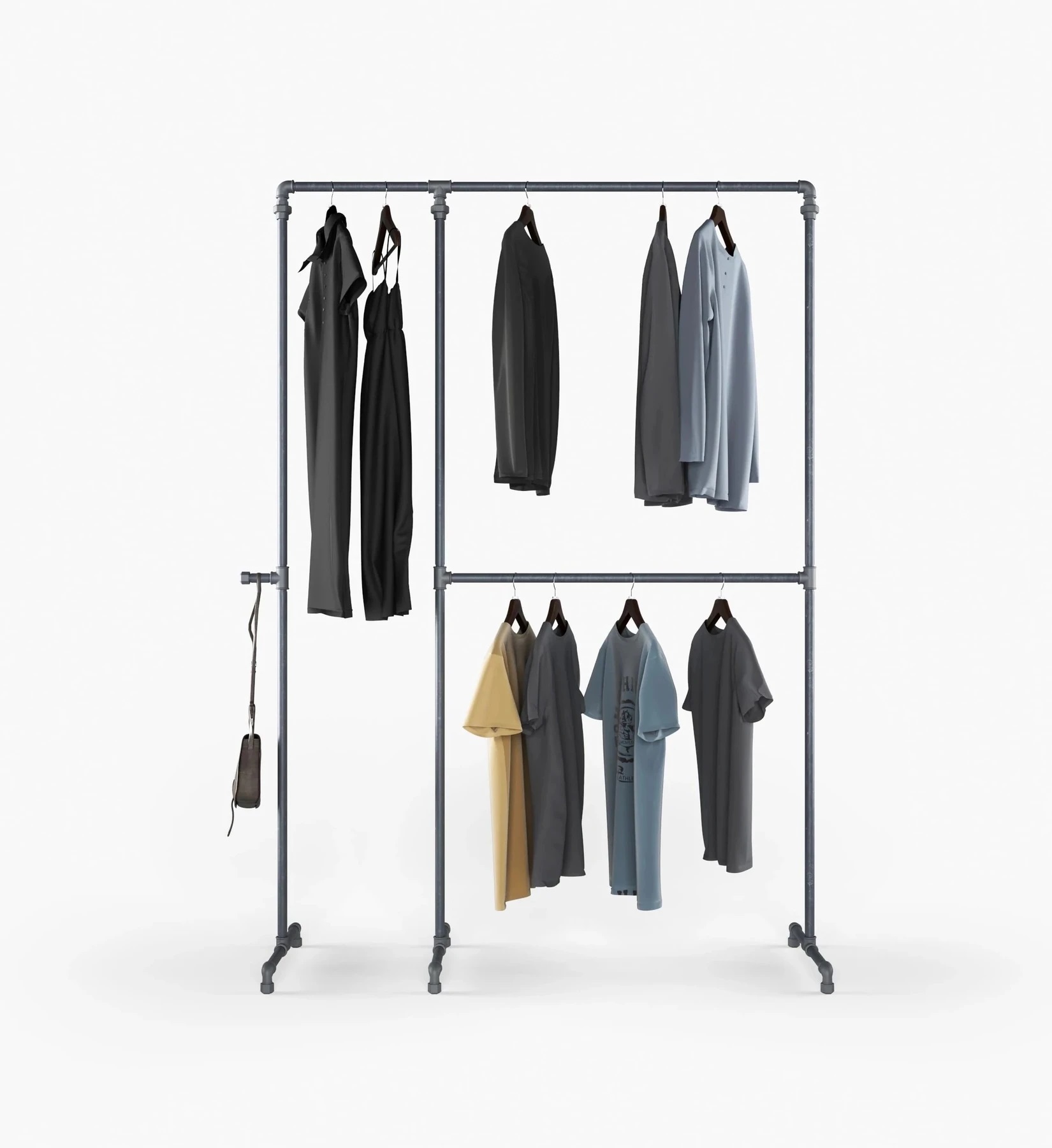 Напольный рейл. Вешалка рейл напольная лофт. Напольная вешалка o&o clothes Rack Black одежда. Рейл для одежды в стиле лофт. Вешалка напольная - рейл Costway.