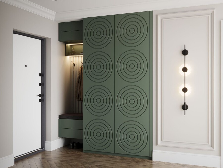 Образец фрезеровки Бренор на фасаде