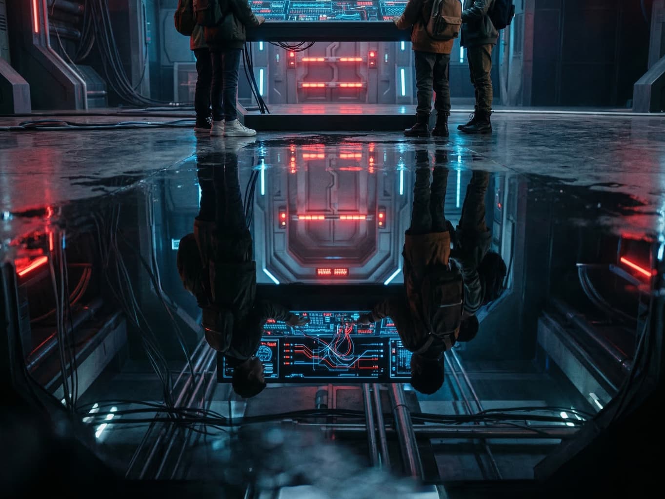 Выпускники начальной школы ищут ключи в тактильных боксах