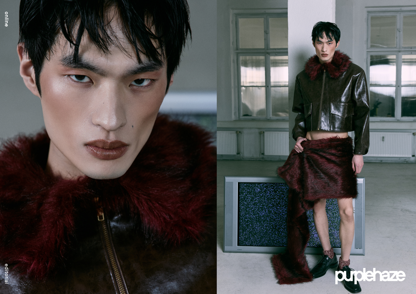 Jun Lai for PURPLEHAZE MAGAZINE by Jay Zoo in Berlin