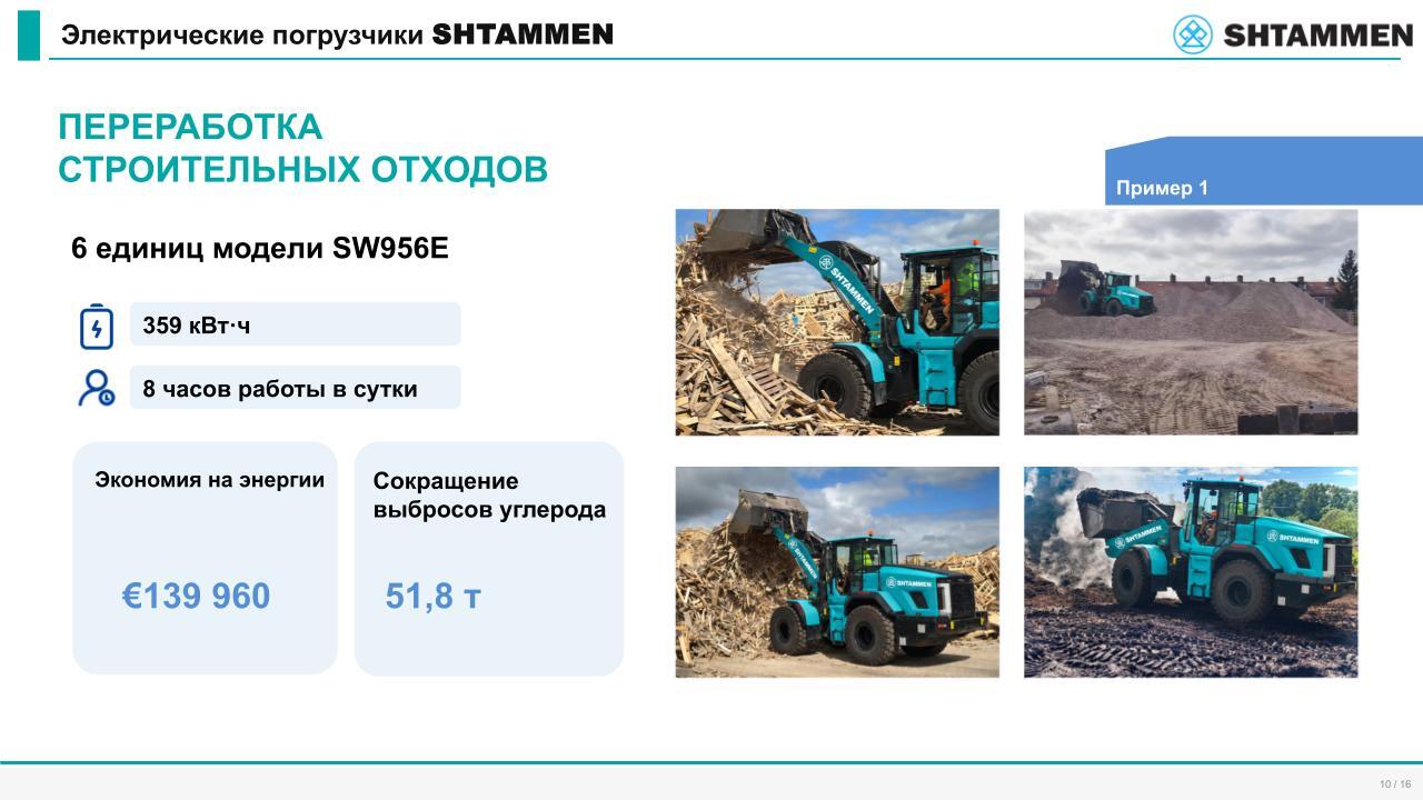 Пример применения — слайд SHTAMMEN