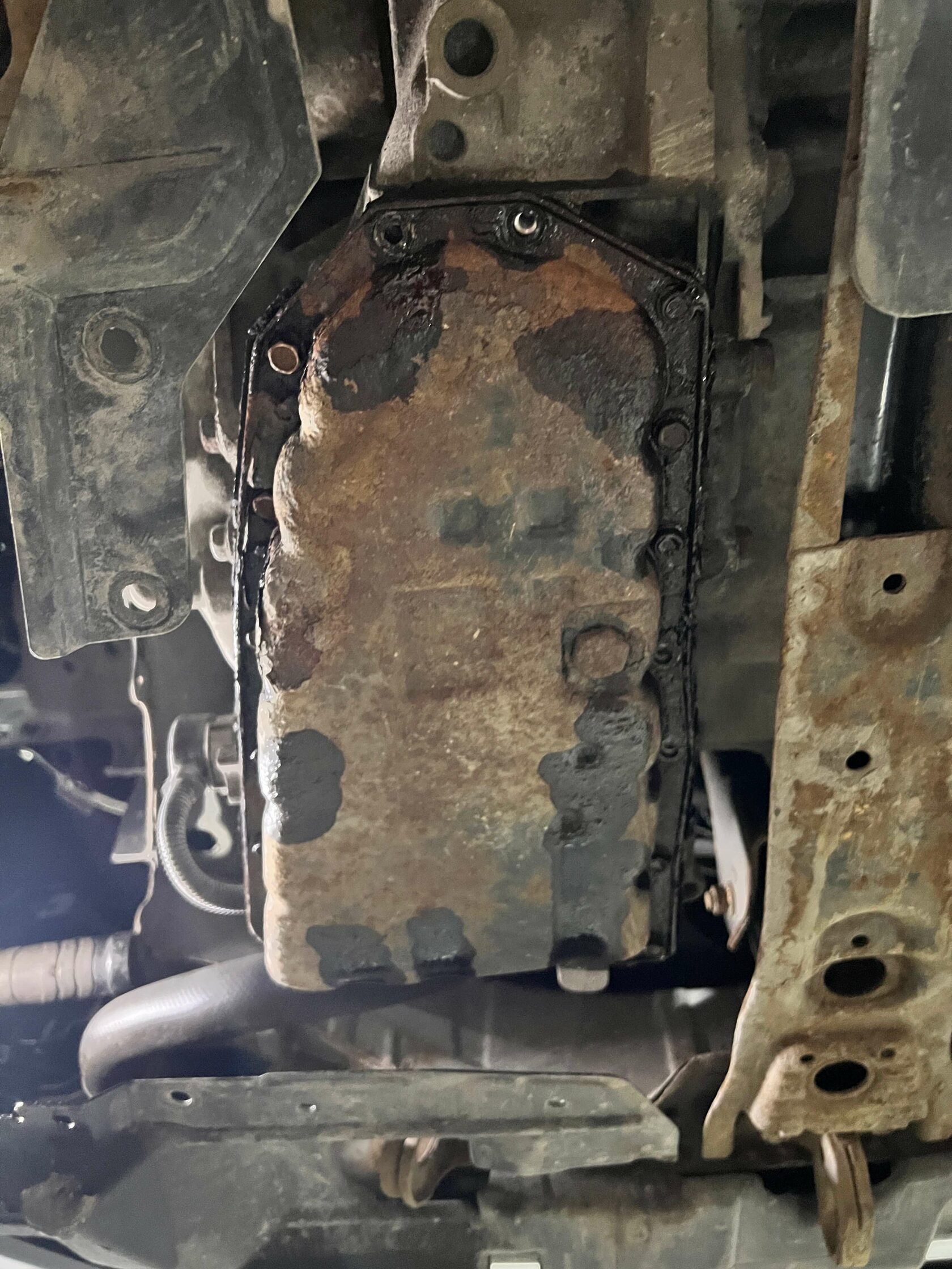 Состояние поддона вариатора Mitsubishi