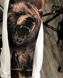 Тату медведь значение | + фото татуировок | Идеи 
