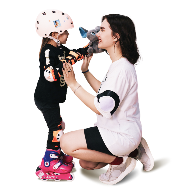 Обучение катанию на роликах для детей с 3-х лет 