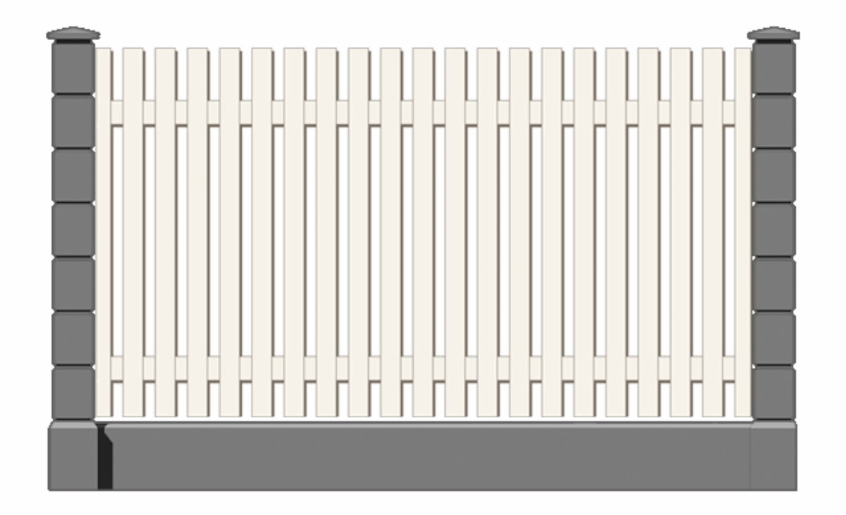 Пластиковый Штакетник Для Забора Купить Цена