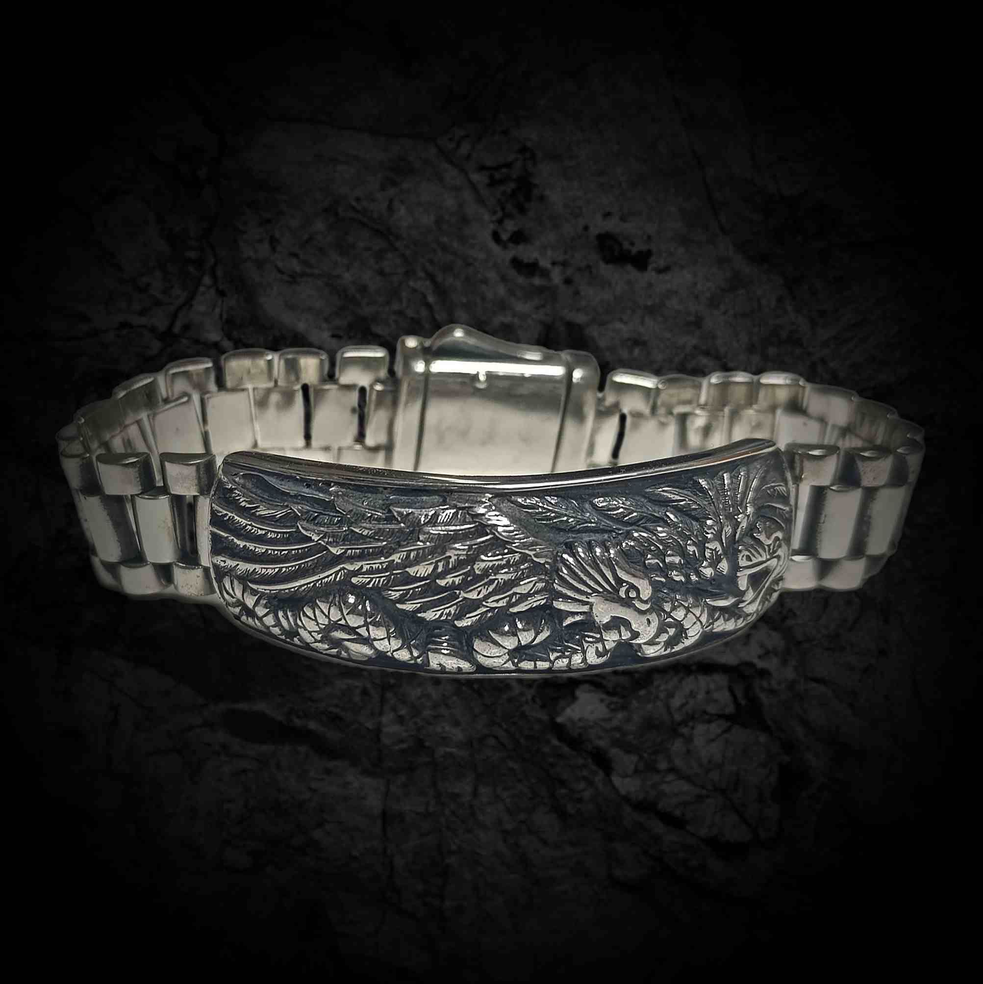 Серебряный браслет, мужской серебряный браслет, брутальный браслет.