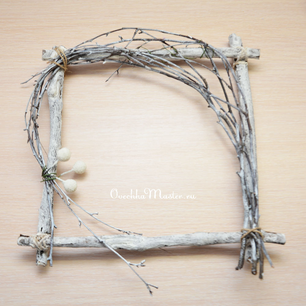 Зимнее декоративное окно № 6 (На удачу)