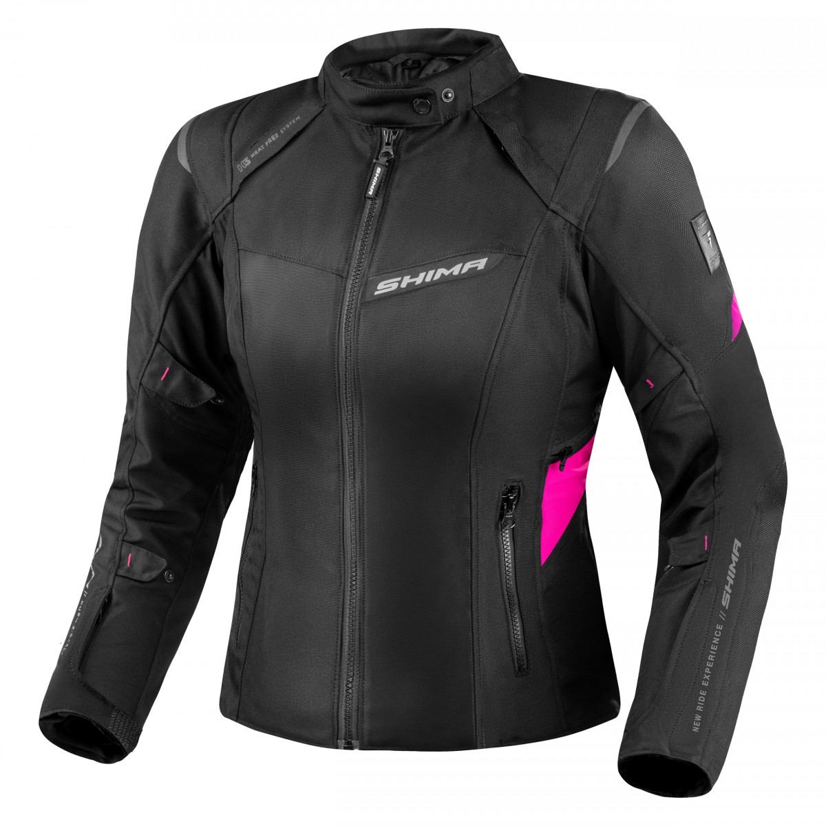 Универсальная мотокуртка SHIMA RUSH 2.0 Solid Lady Pink, розовый — в наличии в СПб