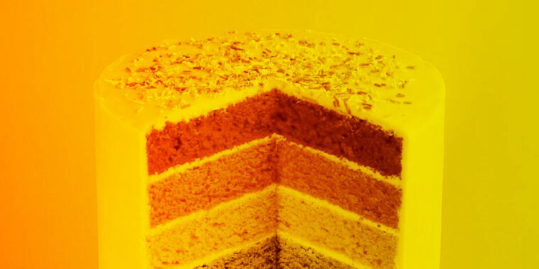 Разработка дизайна логотипа для кондитерской: слоёный торт успеха