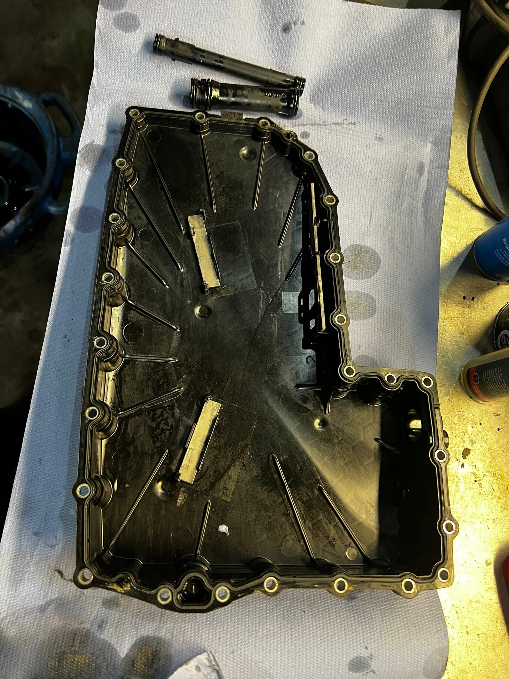 Чистый и готовый к установке поддон