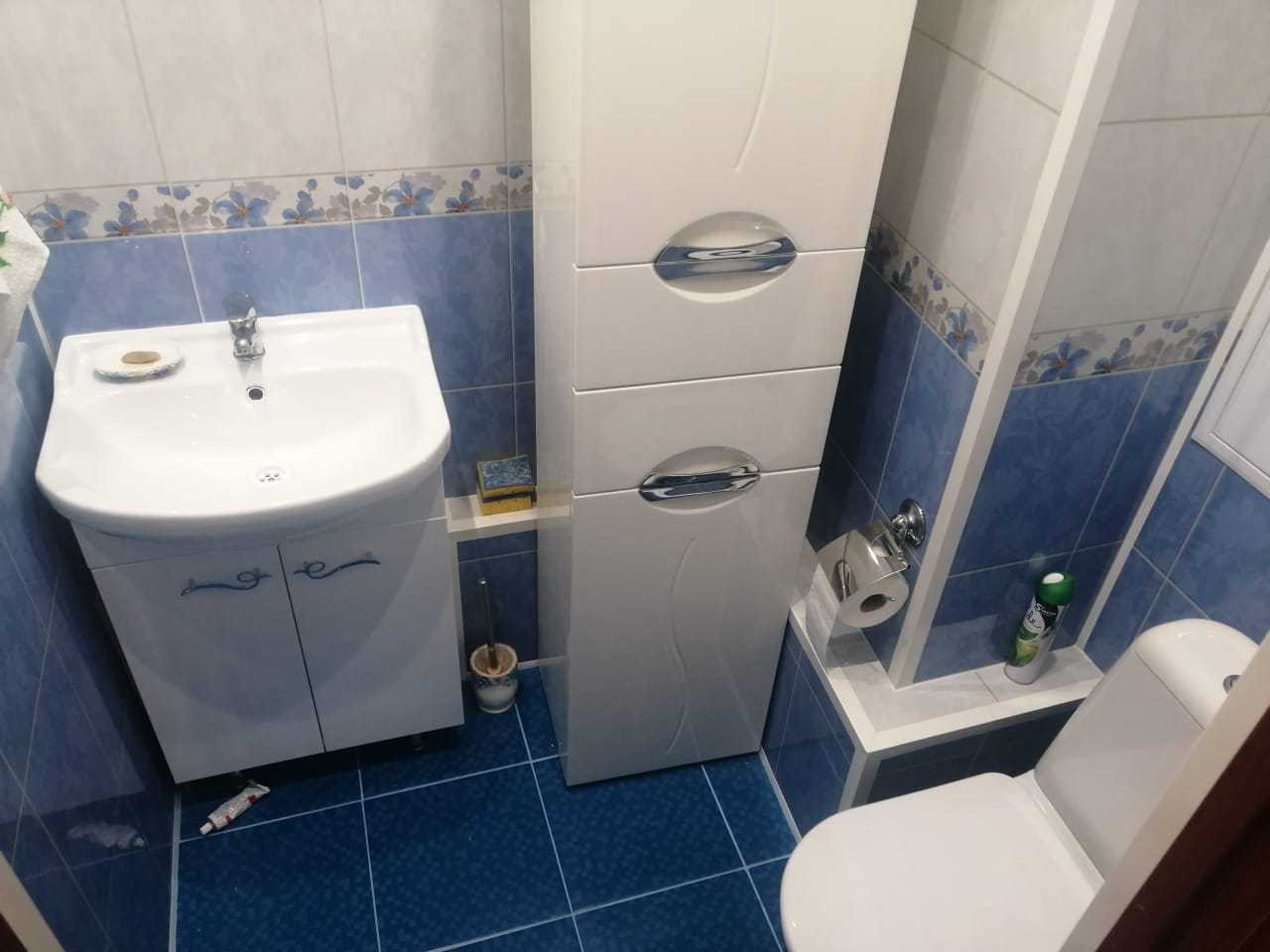 ремонт ванны и туалета панелями пвх под ключ