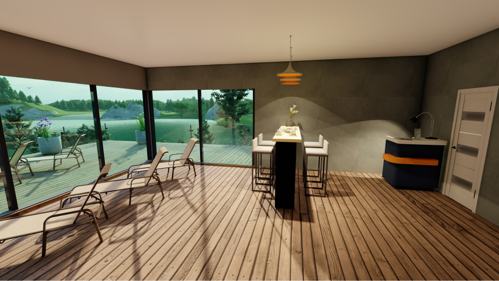 Готовый спа-модуль Elegance с бассейном и террасой от Изихаус