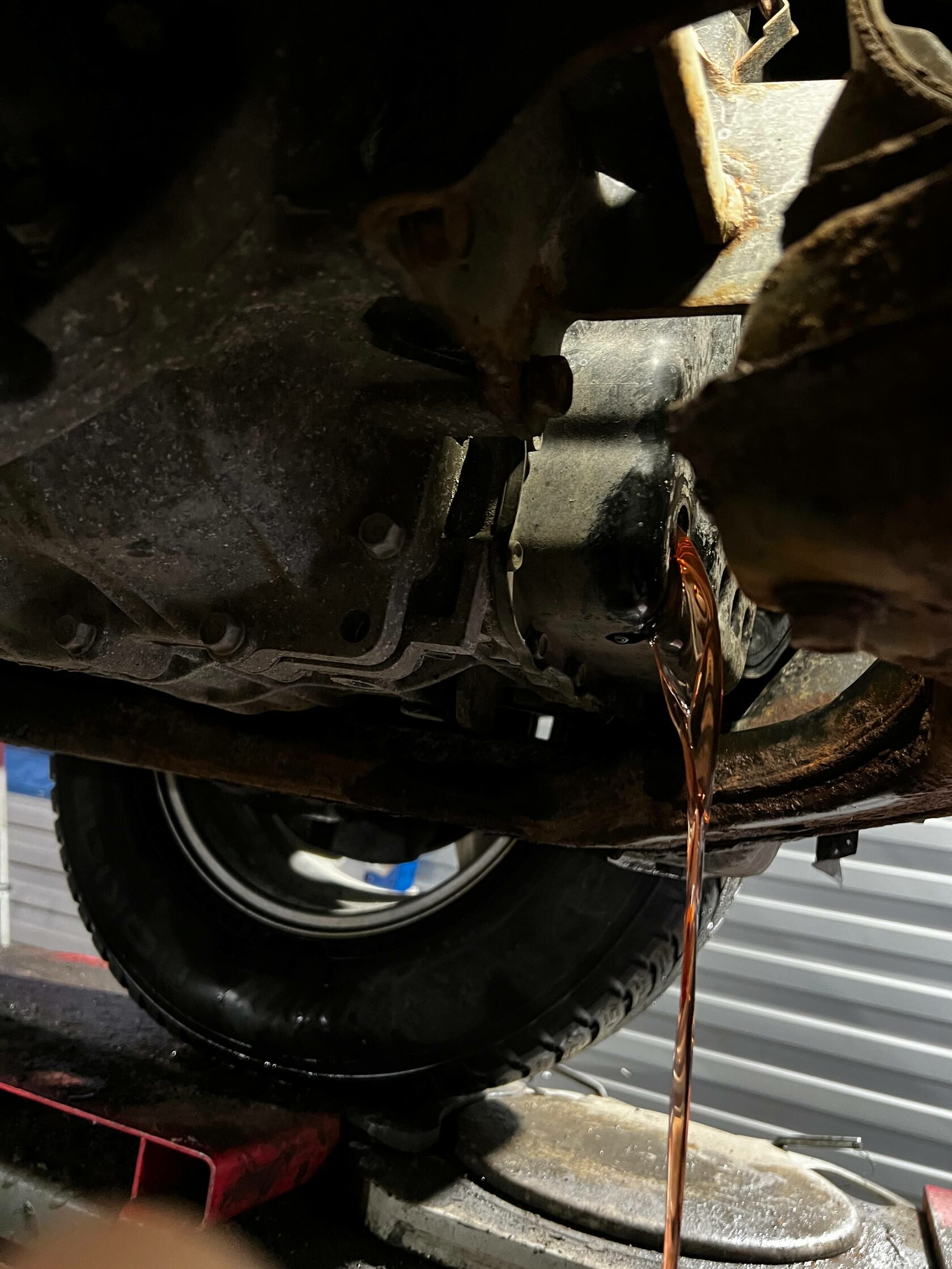 Выставление уровня масла в АКПП A6MF2