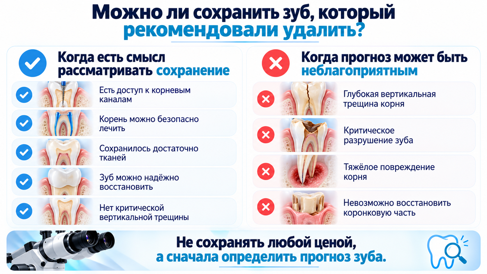 Лечение зубов под микроскопом в стоматологии в Реутове