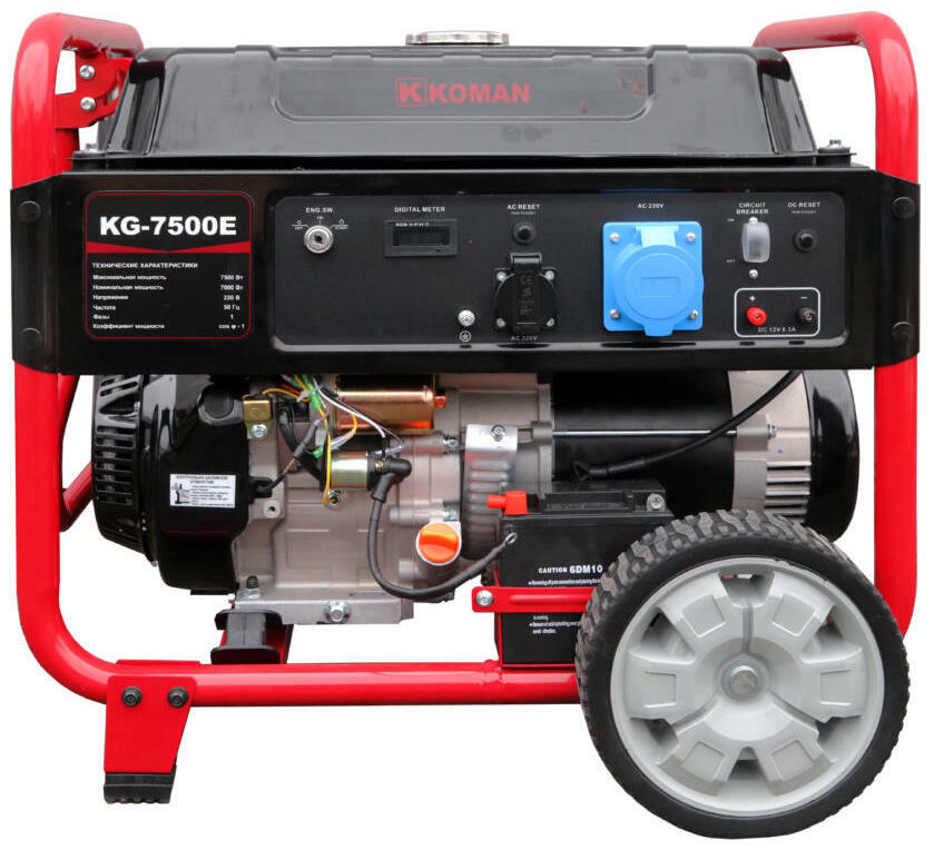 Генератор Koman KG-7500E купить от официального дилера по выгодной цене