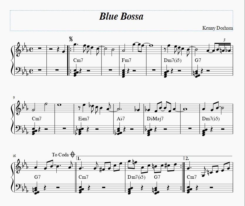 Blue Bossa