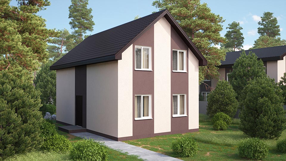 Дом на 109 м2 в коттеджном посёлке Рядом