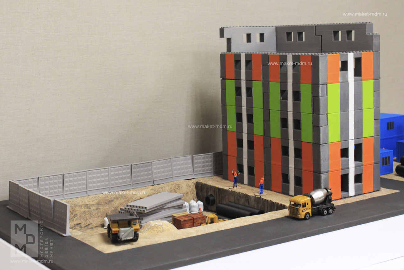 макет игры стройка